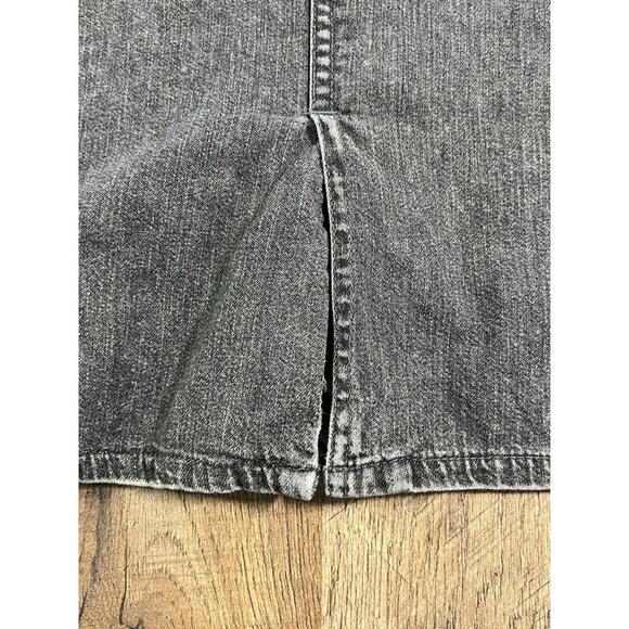 Vintage 90s Esprit Chore Pearl Snap Denim Jacket Shirt Shacket Fade Black Baggy. - Picture 7 of 11